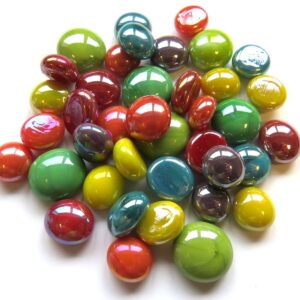Mini-Tropical-Opalescent-Mix Aladdin Round Soft Green Pearlized (50 Grams)