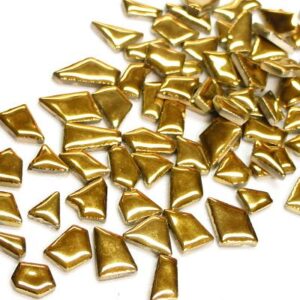 Puzzle-Gold-Ceramic Aladdin Round Soft Green Pearlized (50 Grams)