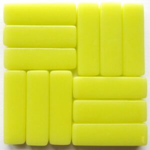 Rectangles Daffodil Yellow 18 Pieces