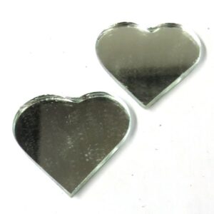 mirror-heart Mirror Hearth Shape 2 Pieces